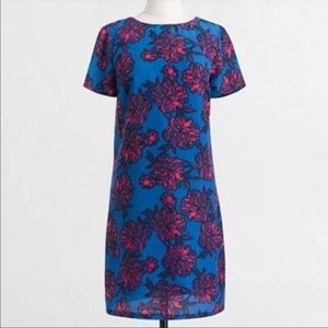 J.Crew floral short sleeve dress